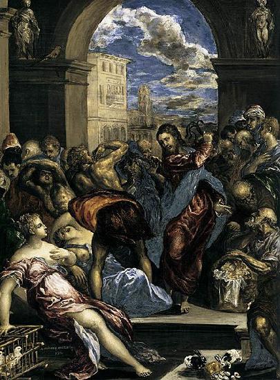 El Greco The Purification of the Temple France oil painting art